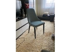 Стул на металлокаркасе Kora beige / black фото покупателя 174