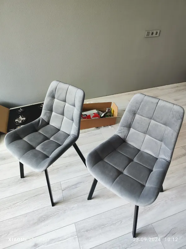 Комплект стульев крутящихся Форт 2 шт розовый (hl 41) / 1П белый каркас фото покупателя 122