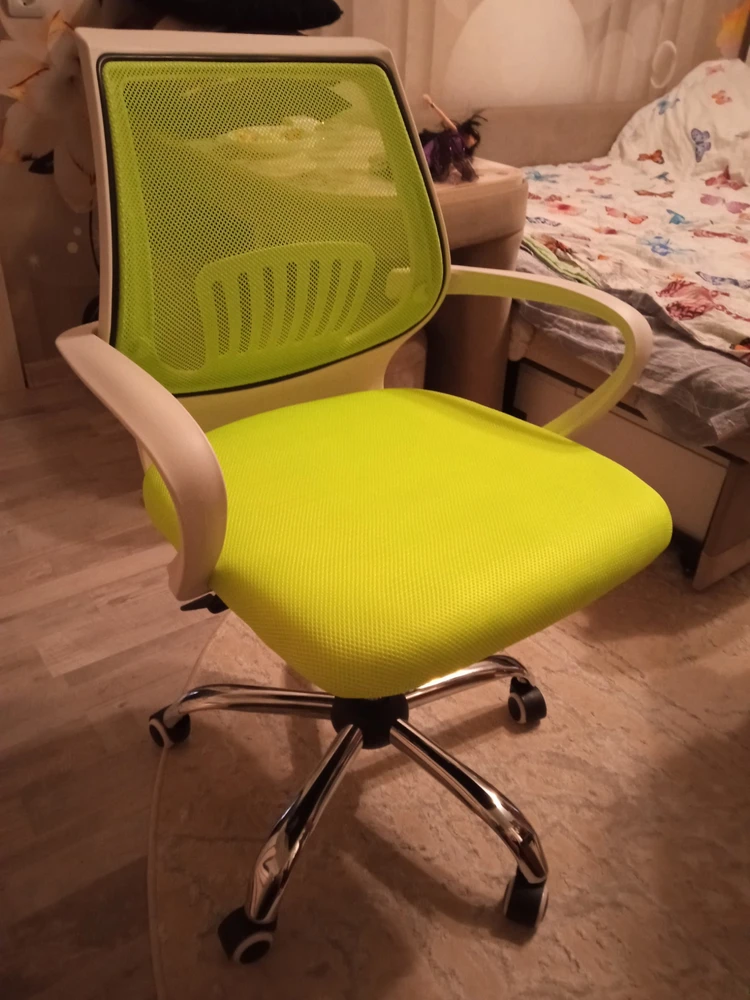 Компьютерное кресло Ergoplus light gray / white фото покупателя 17