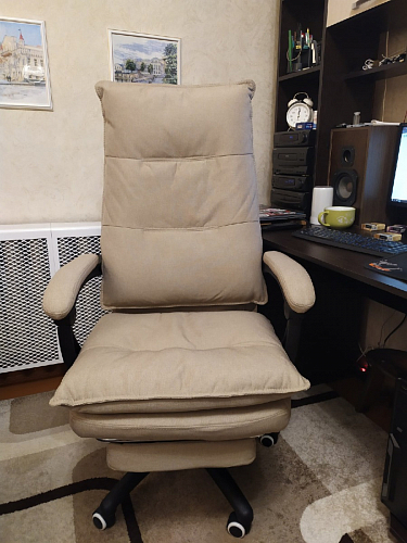 Компьютерное кресло Rapid голубое фото покупателя 64