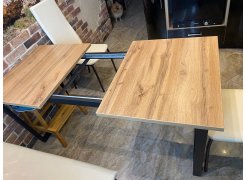 Стол Лота Лофт 140 25 мм юта / белый матовый фото покупателя 912