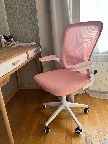 Компьютерное кресло Konfi pink / white фото покупателя 93