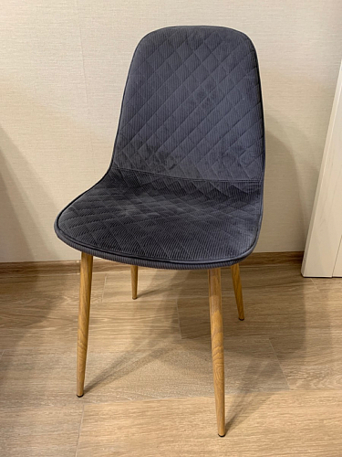 Стул на металлокаркасе Capri dark beige / white фото покупателя 94