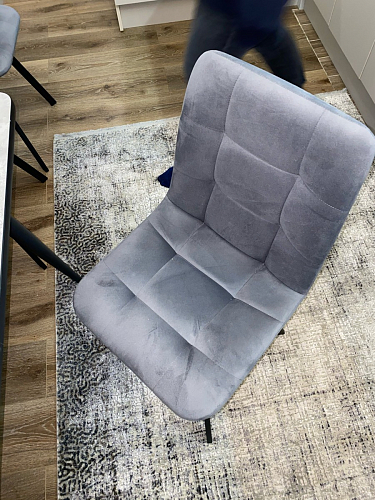 Стул на металлокаркасе Чилли черный / зеленый фото покупателя 1322