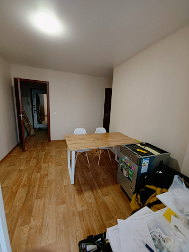 Стол Лота Лофт 120 25 мм дуб делано темный / черный матовый фото покупателя 521