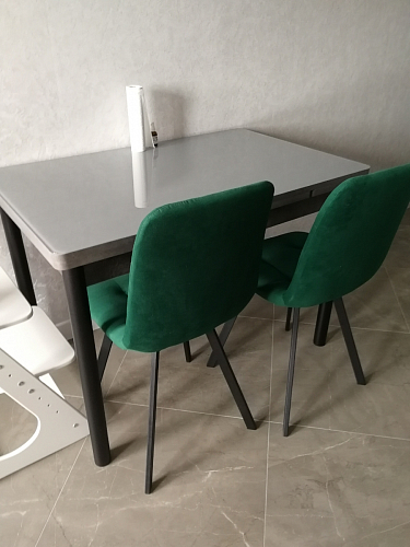 Стул на металлокаркасе Чилли бирюзовый / черный фото покупателя 199