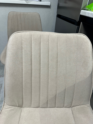 Стул на металлокаркасе Седа К латте / черный фото покупателя 264