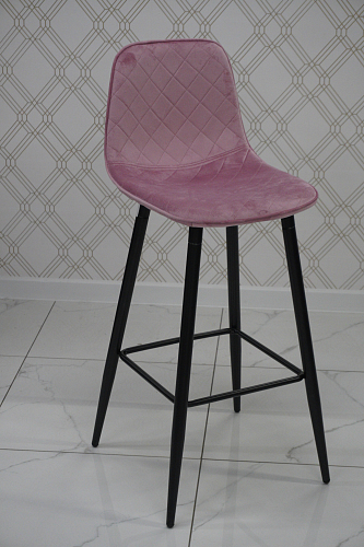 Барный стул Capri light gray / black из шоурума 2