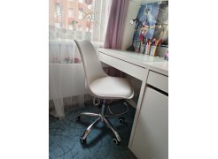 Компьютерное кресло Kolin с подушкой clear / white фото покупателя 382