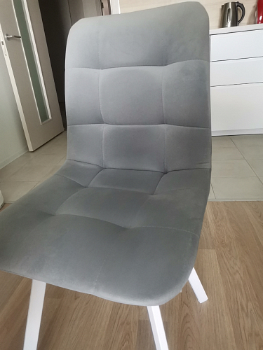 Комплект стульев Чилли 4 шт темно-серый / черный фото покупателя 226