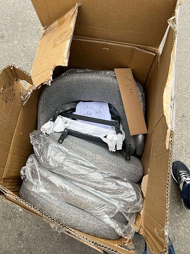 Стул на металлокаркасе Twin brown / black фото покупателя 15