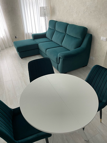 Стул на металлокаркасе Seda 1 latte / black / gold фото покупателя 18