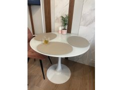 Стеклянный стол Tulip 90 white фото покупателя 28