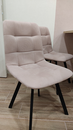 Стул на металлокаркасе Чилли бирюзовый / черный фото покупателя 28