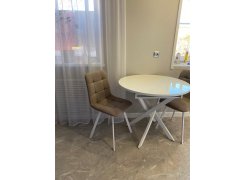 Стул на металлокаркасе Чилли розовый / черный каркас фото покупателя 476