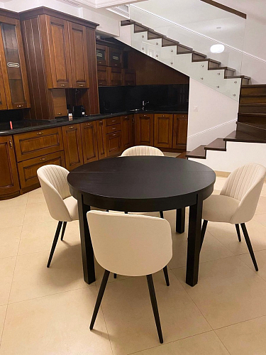 Стул на металлокаркасе Gabi latte / gold / black фото покупателя 3