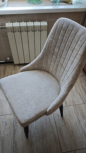 Стул на металлокаркасе Kora beige / black фото покупателя 408