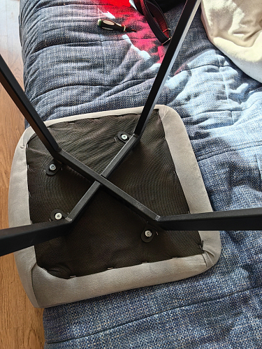 Комплект стульев Чилли 2 шт бежевый / черный фото покупателя 428