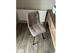 Стул на металлокаркасе Чилли розовый / черный каркас фото покупателя 584