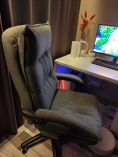 Компьютерное кресло Rapid голубое фото покупателя 10