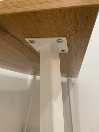 Стол Тринити Лофт 120 25 мм черный матовый / юта фото покупателя 89