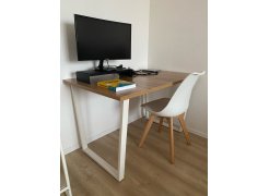 Стол Лота Лофт 140 25 мм юта / белый матовый фото покупателя 867