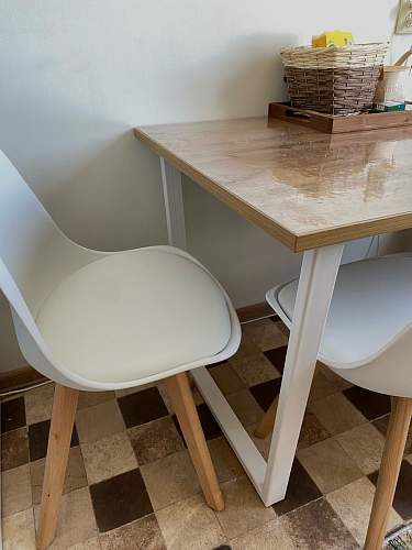 Деревянный стол Лота Лофт 120x75 дуб крафт табачный / черный матовый фото покупателя 106