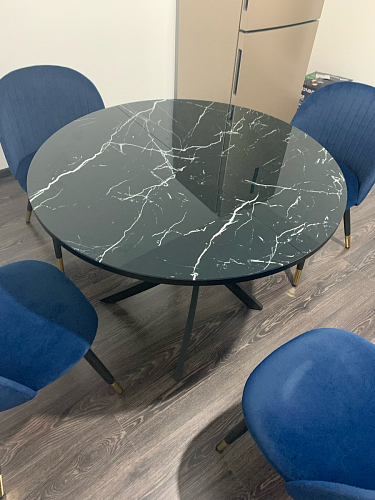 Стул на металлокаркасе Gabi 1 light purple / black фото покупателя 734