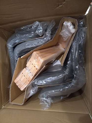 Стул Bonuss blue / wooden legs фото покупателя 179