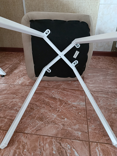 Стул на металлокаркасе Чилли бирюзовый / черный фото покупателя 1207