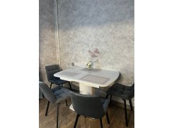 Стул на металлокаркасе Челси белый / латте фото покупателя 221