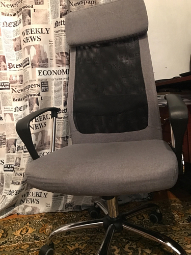 Компьютерное кресло Profit серое / черное фото покупателя 1