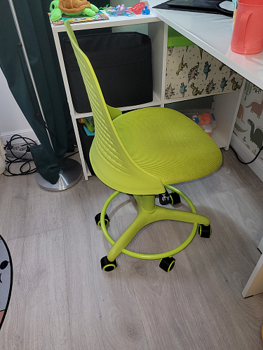 Компьютерное кресло Kiddy/Кидди розовое ткань (сетка) фото покупателя 30