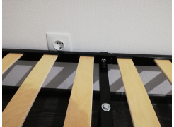 Односпальная кровать Фади 80х200 черная фото покупателя 1542