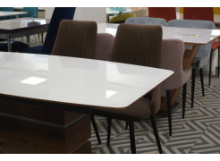 Стул на металлокаркасе Нараян velutto 49 / черный из шоурума 6