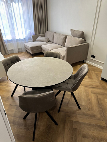 Деревянный стол Барел 89 черный / черный фото покупателя 20