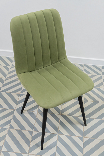 Стул на металлокаркасе Дани темно-серый (zd 995) / черный из шоурума 2