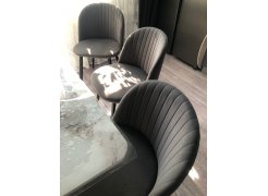 Стул на металлокаркасе Gabi 1 light purple / black фото покупателя 621