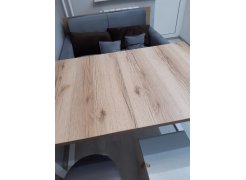 Деревянный стол Лота Лофт 120(160)х75 черный матовый / бетон светлый фото покупателя 865