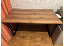 Стол Лота Лофт 140 25 мм юта / белый матовый фото покупателя 750