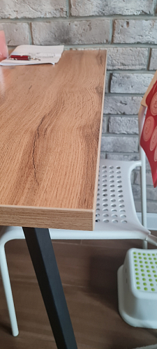 Стол Тринити Лофт 120 32 мм дуб галифакс табако / черный матовый фото покупателя 398