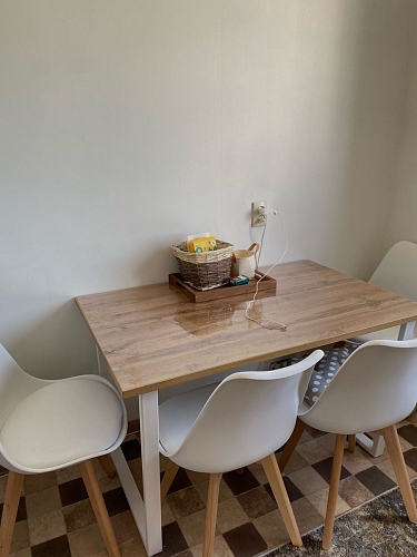 Стол раскладной Лота Лофт 120 25 мм юта / черный матовый фото покупателя 128