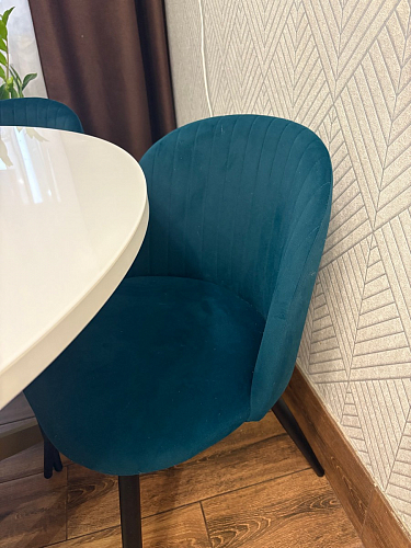 Стул на металлокаркасе Gabi latte / gold / black фото покупателя 639