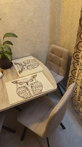 Комплект из "Стул на металлокаркасе Чилли розовый / черный каркас" 2 шт. фото покупателя 1474