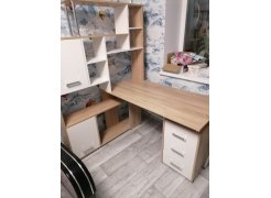 Стол компьютерный Джаз-15 белый правый фото покупателя 84