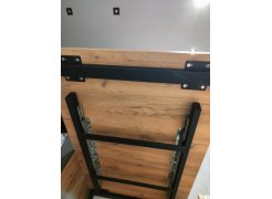 Стол Лота Лофт 140 25 мм черный матовый / бетон фото покупателя 762