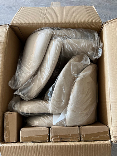 Стул на металлокаркасе Gabi-1 wine red / black фото покупателя 341