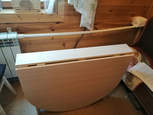 Стол обеденный раздвижной СтК12 дуб молочный фото покупателя 2