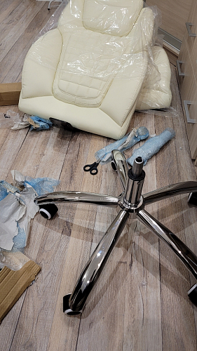 Компьютерное кресло Herd темно-бежевое фото покупателя 76