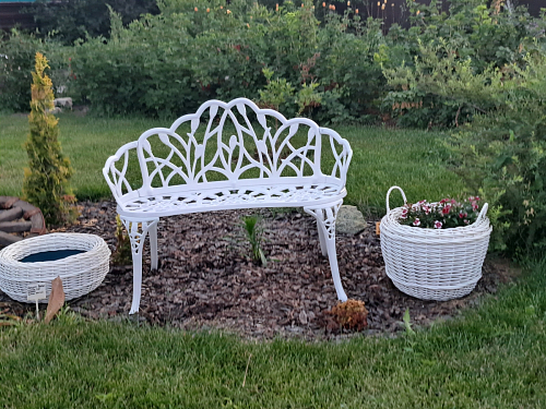 Скамейка Secret De Maison Strauss (Штраус) бронза фото покупателя 2